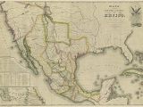 Map Of Bowie Texas Mapa De Los Estados Unidos De Mejico 1828 Historic Maps