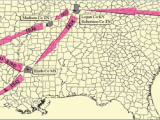 Map Of Bowie Texas Migration Of fort Families Across the southeastern United States to