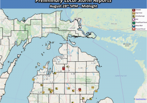 Map Of Branch County Michigan Four Confirmed tornadoes August 28th Severe Weather Summary