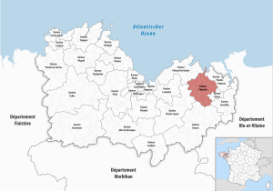 Map Of Bretagne Region France Kanton Plancoet Wikipedia