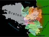 Map Of Brittany and normandy France Gallo Language Wikipedia