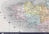 Map Of Brittany and normandy France Old Map Brittany Stock Photos Old Map Brittany Stock