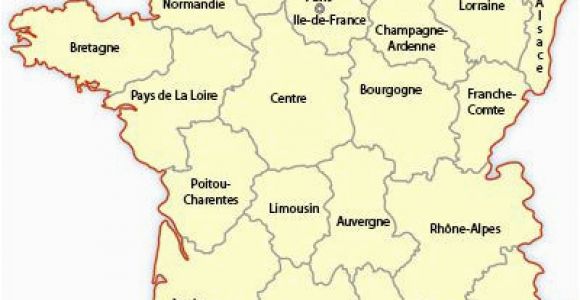 Map Of Brittany and normandy France Regional Map Of France Europe Travel
