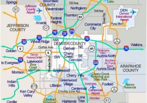 Map Of Broomfield Colorado Denver Map and Surrounding areas Www Blossomproperties Com Denver