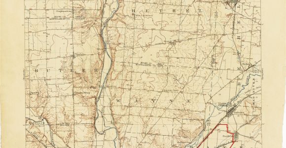 Map Of Brown County Ohio Ohio Historical topographic Maps Perry Castaa Eda Map Collection
