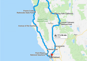 Map Of California Adventures the Perfect northern California Road Trip Itinerary Travel