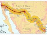 Map Of California and Mexico Border Us Mexico Border Map Luxury United States Map Baja California Valid