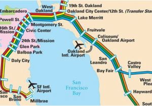 Map Of California Bay area Cities San Francisco Maps for Visitors Bay City Guide San Francisco
