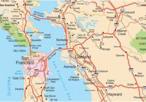 Map Of California Bay area Cities San Francisco Maps for Visitors Bay City Guide San Francisco