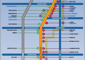 Map Of California Casinos Las Vegas Strip and Downtown Map with Casinos as Of 2000 Las Vegas