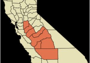 Map Of California Central Valley San Joaquin Valley Wikipedia