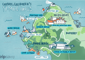 Map Of California Coast Hwy 1 17 Mile Drive Must Do Stops and Proven Tips