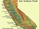 Map Of California Earthquake Fault Lines San andreas Fault Line Fault Zone Map and Photos