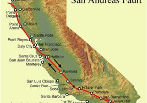 Map Of California Earthquake Fault Lines San andreas Fault Line Fault Zone Map and Photos