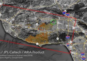 Map Of California forest Fires Woolsey Fire and the Santa Susana Field Laboratory Safecast