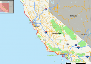Map Of California Highway 1 California State Route 1 Wikipedia