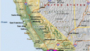 Map Of California Highway 1 I 10 California Map