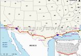 Map Of California Highway 1 Interstate 10 I 10 Map Santa Monica California to Jacksonville
