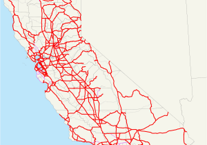 Map Of California Interstates List Of Interstate Highways In California Wikipedia