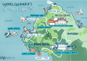 Map Of California Monterey Bay 17 Mile Drive Must Do Stops and Proven Tips