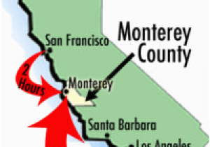 Map Of California Monterey Bay Maps Of Monterey County Travel Information and attractions