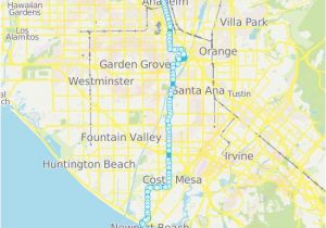 Map Of California Newport Beach 47a Route Time Schedules Stops Maps Fullerton Transp Center