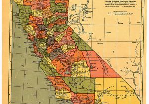 Map Of California Prisons California Map 1900 Maps California History California Map