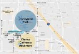 Map Of California theme Parks Maps Of the Disneyland Resort