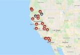 Map Of California Wildfires today Map See where Wildfires are Burning In California Nbc southern
