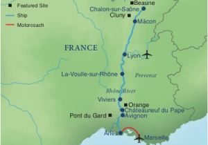 Map Of Camargue France A River Cruise Of Provence Smithsonian Journeys