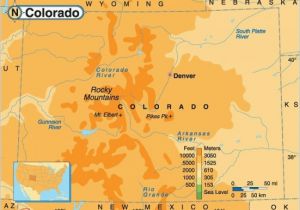 Map Of Campgrounds In Colorado Rocky Mountain Elevation Map 29 Cool Colorado Springs Elevation Map