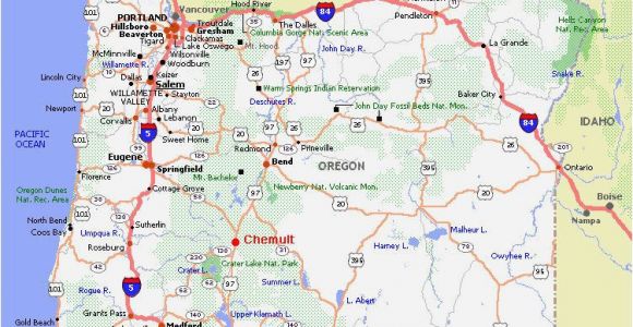 Map Of Campgrounds In oregon Campgrounds oregon Map Secretmuseum
