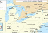 Map Of Canada 1812 War Of 1812 Revolvy