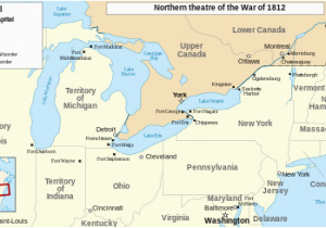 Map Of Canada 1812 War Of 1812 Revolvy