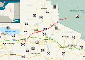 Map Of Canada and New York New York State Route 365 Wikipedia