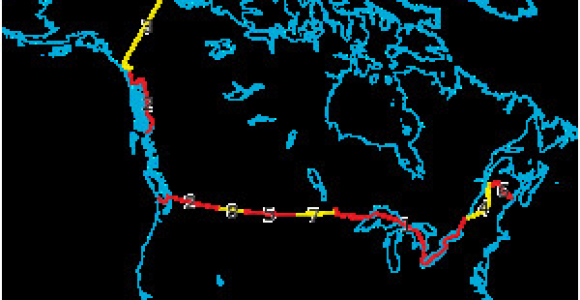 Map Of Canada and Us Border Canada United States Border Wikipedia