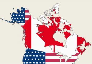 Map Of Canada and Usa with Provinces and States is Canada Part Of the Us Worldatlas Com