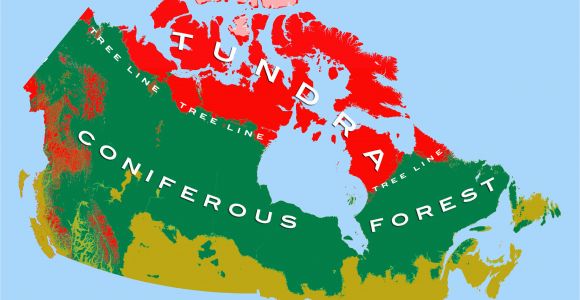 Map Of Canada by Population Canadian Arctic Tundra Wikipedia