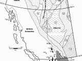 Map Of Canada Canadian Shield Schematic Map Of the Basement Domains Of the Western Canadian Shield