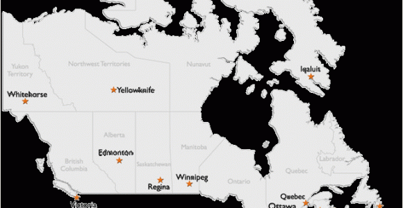 Map Of Canada Capital Cities Canada Capital Cities Map Worldatlas Com