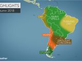 Map Of Canada En Francais 2018 south America Autumn forecast Rounds Of Rain to Limit
