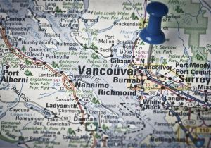 Map Of Canada Fraser River Vancouver Canada Location Map