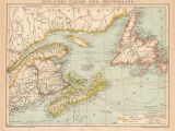 Map Of Canada Gulf Of St Lawrence Details About Eastern Canada Newfoundland Gulf Of Saint Lawrence Lithograph 1892 Antique Map