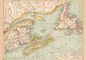 Map Of Canada Gulf Of St Lawrence Details About Eastern Canada Newfoundland Gulf Of Saint Lawrence Lithograph 1892 Antique Map