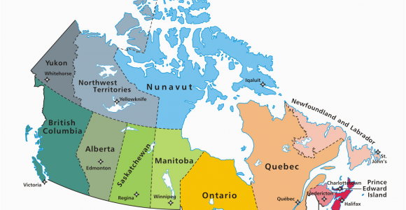 Map Of Canada In French with Capitals A Clickable Map Of Canada Exhibiting Its Ten Provinces and Three