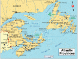 Map Of Canada Maritime Provinces Eastern Canada Usa Map Canada S north East Coast East