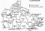 Map Of Canada Provinces and Capitals Printable Printable Map Of Canada with Provinces and Territories and their