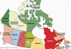 Map Of Canada Provinces and Territories and Capital Cities Capitals and States Of Canada