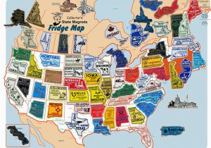 Map Of Canada Provinces and Us States Usa Canada Magnet Set with Free Usa Fridge Map