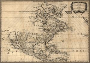 Map Of Canada S north 1650 Map United States Canada Mexico Antique north